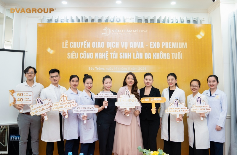 Viện thẩm mỹ DIVA ký kết chuyển giao công nghệ ADVA - Exo Premium từ Hàn Quốc