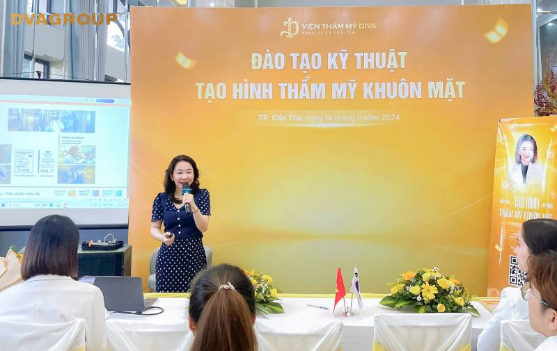 Viện thẩm mỹ DIVA đào tạo kỹ thuật mới trong tạo hình khuôn mặt cho đội ngũ bác sĩ trên toàn hệ thống